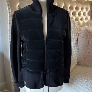 Athleta Black Sweater Jacket NWOT